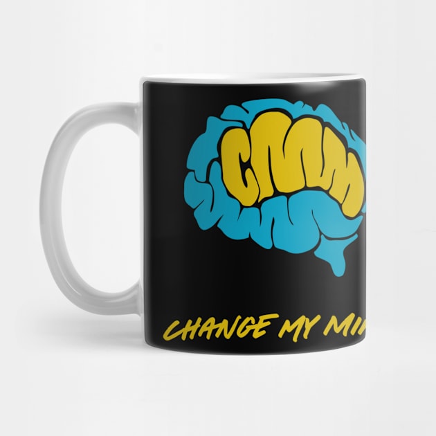 Change My Mind logo (B/Y) by Change My Mind Podcast